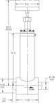 Cryogenic Valve Model C2121-M21 cryogenic valve