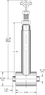 Cryogenic Valve Model C2081-M21