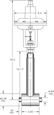 Cryogenic Valve Model C2041-A21