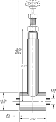 Cryogenic Valve Model C2041-M21