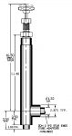 manual cryo valve with vacuum insulation