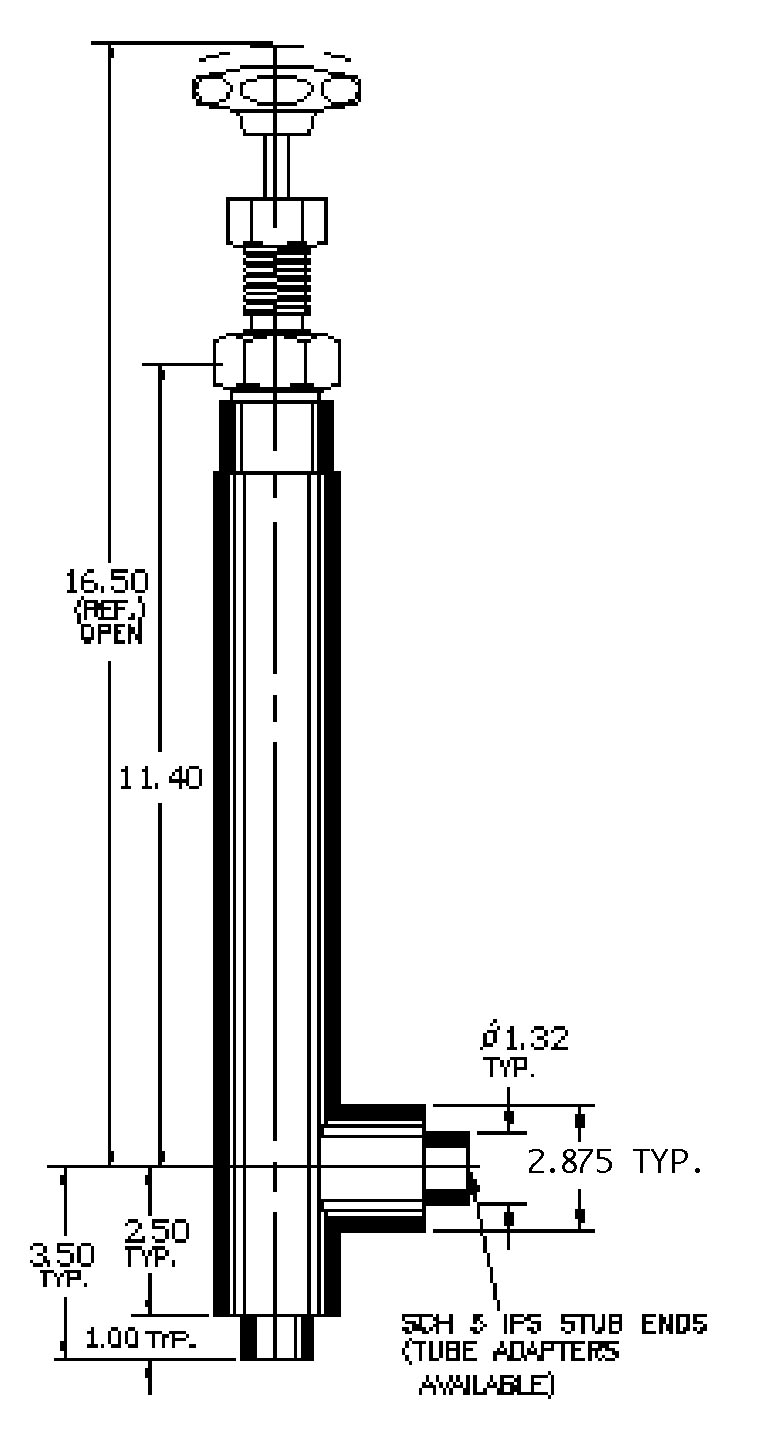 Cryogenic Valve Model C2082-M21