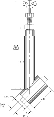 Cryogenic Valve Model C2083-M21