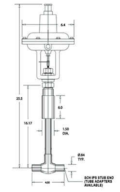 Liquid Helium Valve Model C3041-A23