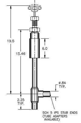 Liquid Helium Valve Model C3042-M23