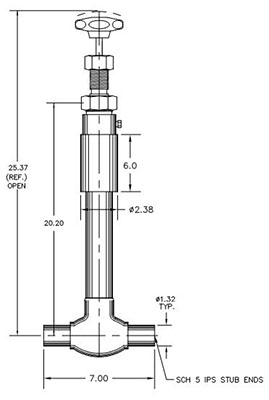 Liquid Helium Valve Model C3081-M23