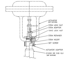 Actuator for cryogenic check valves