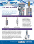 cryogenic piping accessories - vapor vents