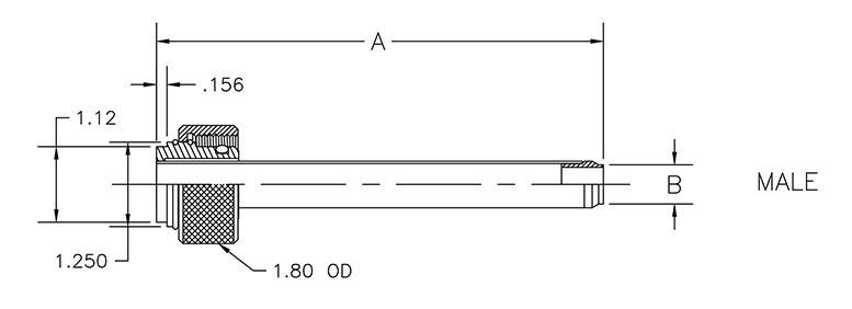 Cryogenic Bayonet Model CB700 Male