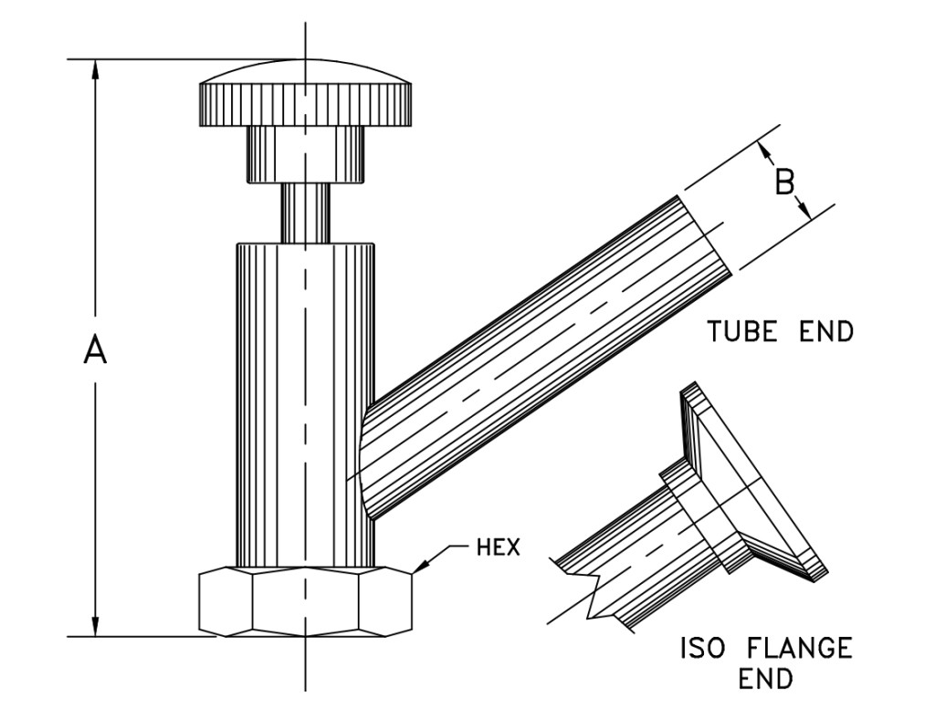 vacuum seal-off valve v1000 series