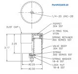 Vacuum Valves V2000 Series Seal-off Valve vacuum piping system seal-off valve