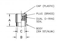 Vacuum Seal Off Valve V1000 Series vacuum seal off valve