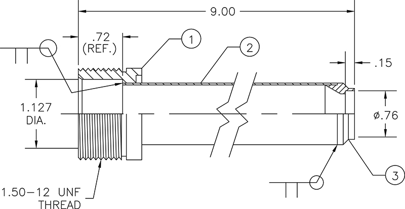 Cryogenic Bayonet CB706-5F9 Series