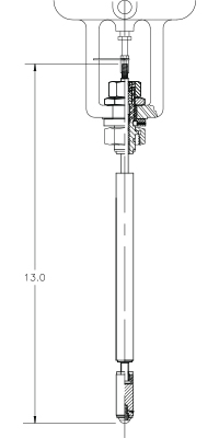 Cryogenic Valve Model C2041-A-TW