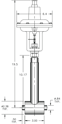 Cryogenic Valve  Model C2041-C21-1194