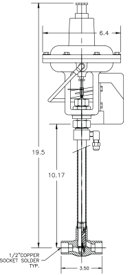 Cryogenic Valve Model C2041C-C32A