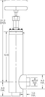 Cryogenic Valve Model C2162-M21