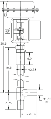 Liquid Helium Valve Model C3082-C23A