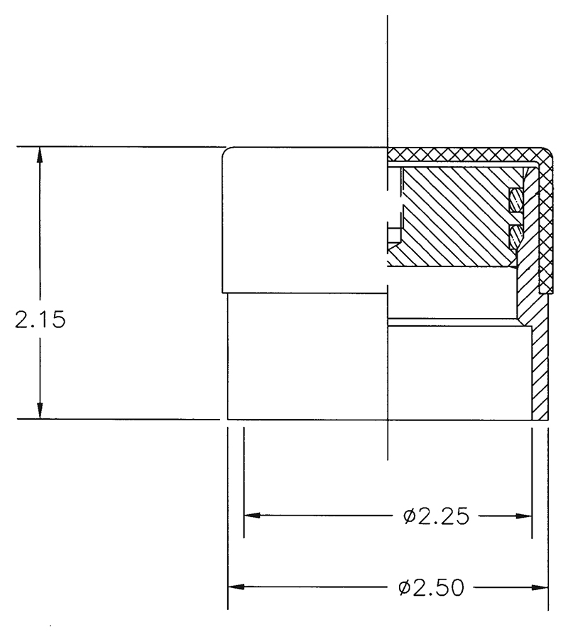 Vacuum Seal Off Valve Model V1165-10