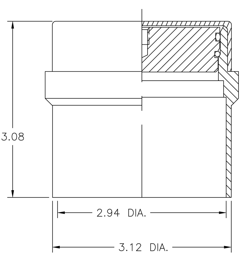 Vacuum Seal Off Valve Model V1245–1