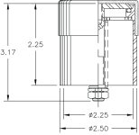 vacuum evacuation valve technical drawing