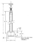 Liquid Helium Valve Model C3041-M21 liquid-helium-valve-C3041-M21-drawing