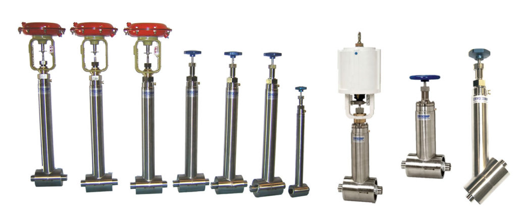 cryogenic valve options