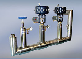 cryogenic valves, actuated and manual