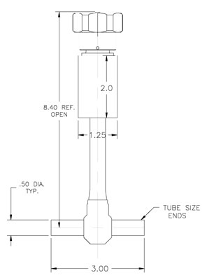 cryogenic valve model C5041-m13