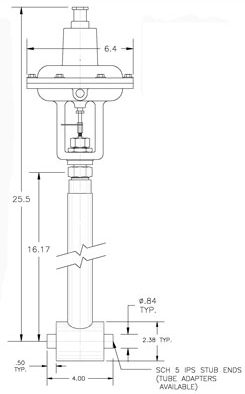 Liquid Helium Valve Model C3041-A21