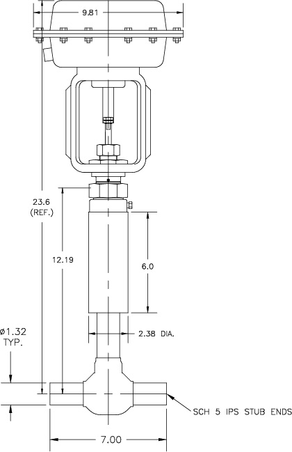 Cryogenic Valve Model C2081-A23