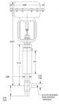 Cryogenic Valve Model C2082-A23 cryogenic valve for cold box