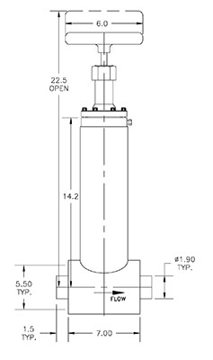 Cryogenic Valve Model C2121-M21