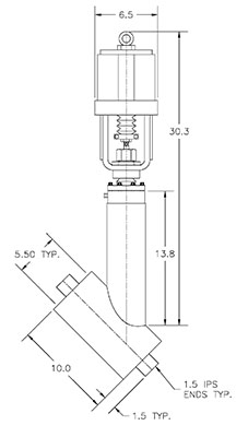 Cryogenic Valve Model C2123-A21