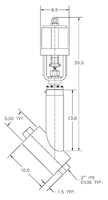 Cryogenic Valve Model C2163-A21