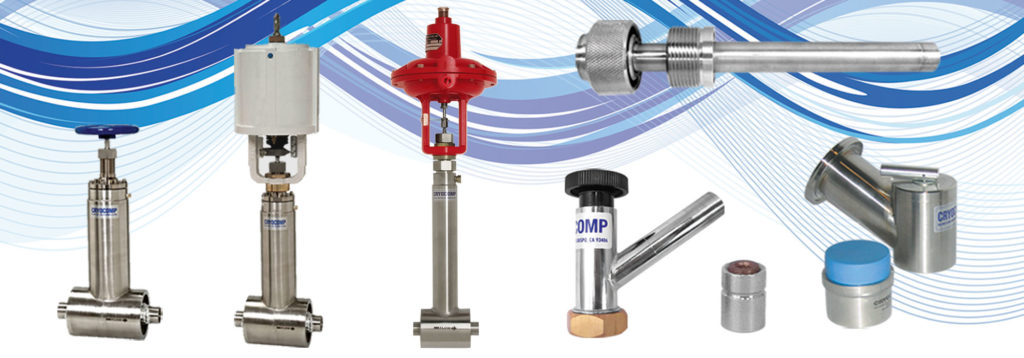 cryogenic valves and vacuum components