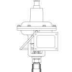 actuated valve with positioner