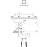 Design Options for Cryogenic Valves actuated valve with positioner